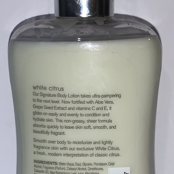 White Citrus Body Lotion🧴Bath & Body Works - Picture 3 of 5